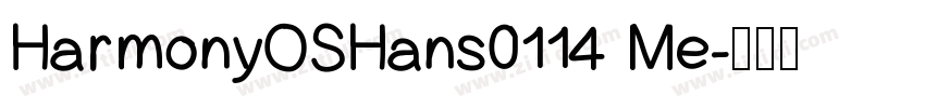HarmonyOSHans0114 Me字体转换